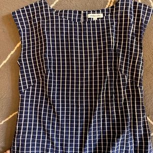 Emily and Fin blue plaid shirt